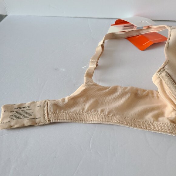 WARNER'S UNSLIPPABLES CONTOUR ALL DAY FIT LINED UNDERWIRE BRA STYLE #1301 SZ36C - Picture 5 of 9